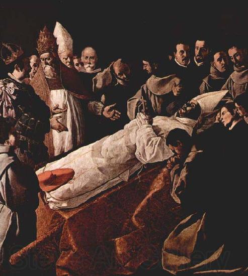 Francisco de Zurbaran The Death of St. Bonaventure France oil painting art
